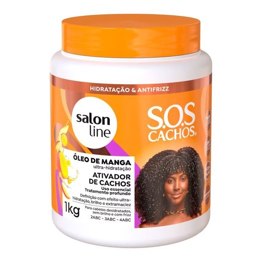 Activador de Rizos Salon Line S.O.S. Cachos Aceite de Mango 1kg