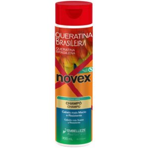 Shampoo Novex Queratina Brasileña sin sal 300ml