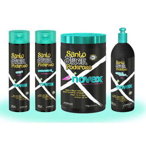 Crema de peinar Novex Santo Black Poderoso 500g - Imagen 2