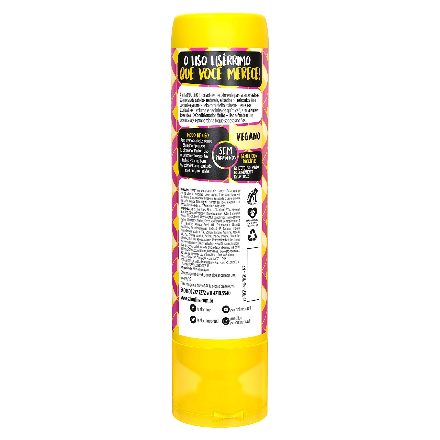 Acondicionador Salon Line Mi Liso Mucho mas Liso 300ml - Imagen 2