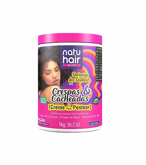 Crema de Peinar Definição dos Sonhos Crespas & Cacheadas NatuHair 1kg