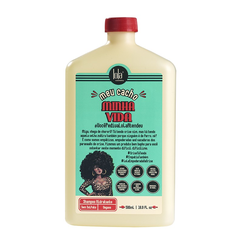 Shampoo Meu cacho Minha Vida Lola Cosmetics 500ml