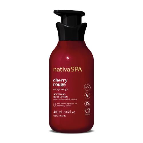 Loción Hidratante Corporal Cherry Rouge Nativa SPA 400ml
