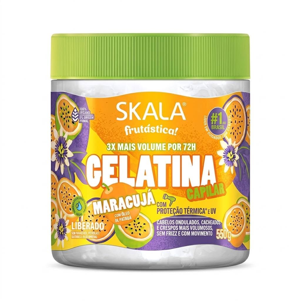 Gelatina Capilar Maracuyá Skala 550g