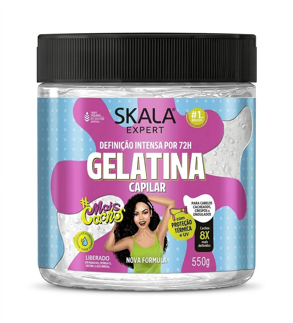 Gelatina Capilar Mais Cachos Skala