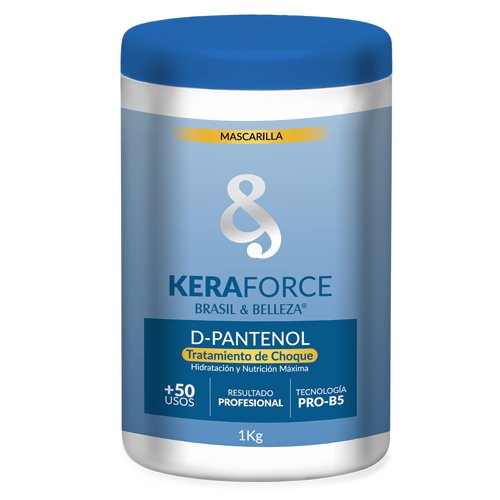 Mascarilla Profesional Keraforce Tratamiento de Choque D-Pantenol 1kg