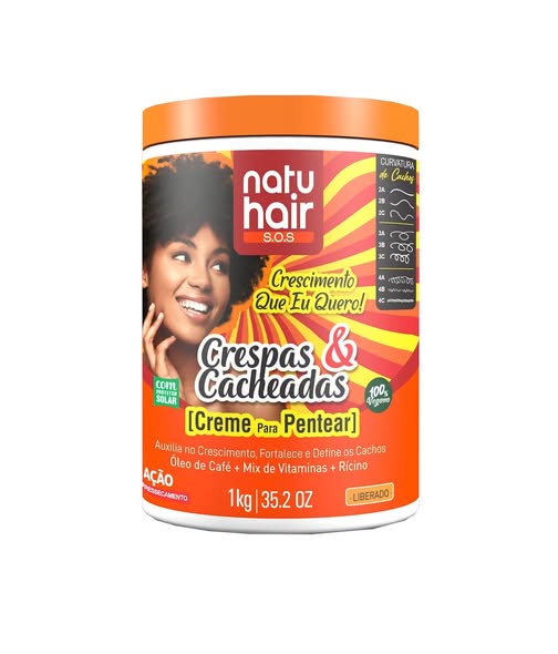 Podrás comprar Crema de Peinar Crespas & Cacheadas y Crecimiento NatuHair 1kgl on line y Todos los productos que necesites para el cuidado capilar