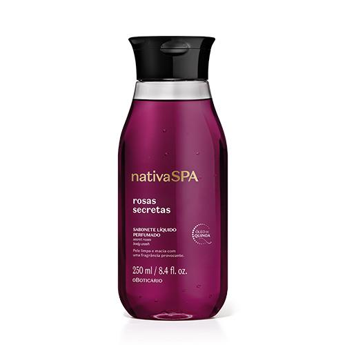 Gel de ducha perfumado Nativa SPA Rosas Secretas, 250 ml
