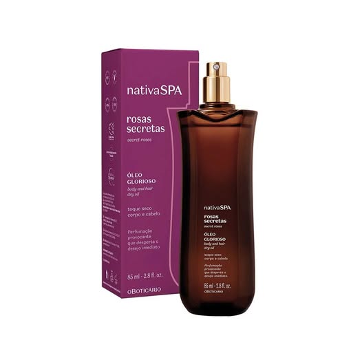 Aceite Multifuncional Glorioso Nativa SPA Rosas Secretas, 85ml